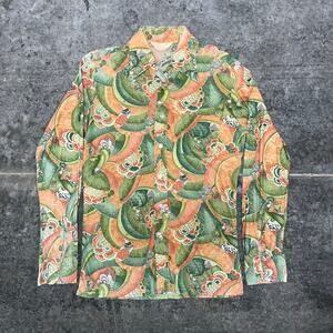 Vintage 70's David Harrison Disco Dress Shirt Sie Medium